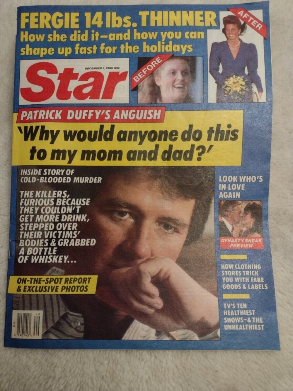 Star Magazine Dec 1986 Fergie Baby Boomers Hoffman Sean Penn Streisand